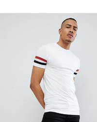 T-shirt à col rond imprimé blanc ASOS DESIGN