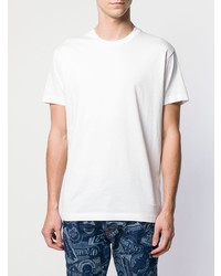 T-shirt à col rond imprimé blanc DSQUARED2