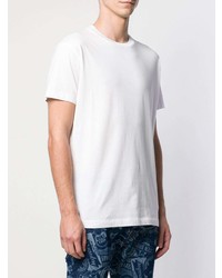 T-shirt à col rond imprimé blanc DSQUARED2