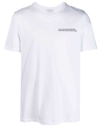 T-shirt à col rond imprimé blanc Ballantyne