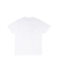 T-shirt à col rond imprimé blanc Supreme