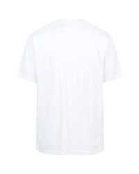 T-shirt à col rond imprimé blanc Supreme