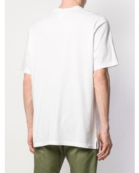 T-shirt à col rond imprimé blanc DSQUARED2