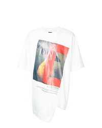 T-shirt à col rond imprimé blanc Bmuet(Te)