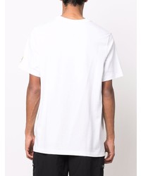 T-shirt à col rond imprimé blanc Nike