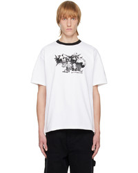 T-shirt à col rond imprimé blanc BUTLER SVC
