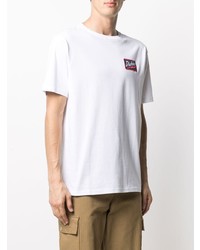 T-shirt à col rond imprimé blanc Dickies