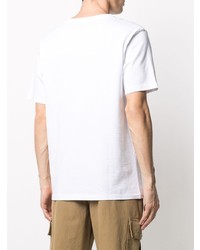 T-shirt à col rond imprimé blanc Dickies