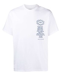 T-shirt à col rond imprimé blanc Carhartt WIP