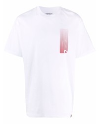 T-shirt à col rond imprimé blanc Carhartt WIP