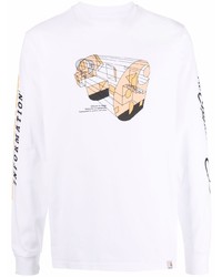 T-shirt à col rond imprimé blanc Carhartt WIP