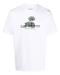 T-shirt à col rond imprimé blanc Carhartt WIP