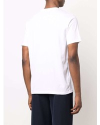 T-shirt à col rond imprimé blanc PS Paul Smith