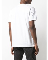 T-shirt à col rond imprimé blanc Supreme