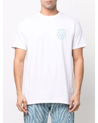 T-shirt à col rond imprimé blanc RIPNDIP