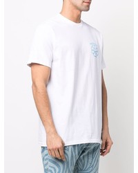 T-shirt à col rond imprimé blanc RIPNDIP