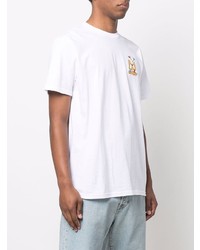 T-shirt à col rond imprimé blanc RIPNDIP