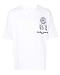T-shirt à col rond imprimé blanc Children Of The Discordance