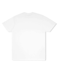 T-shirt à col rond imprimé blanc Supreme