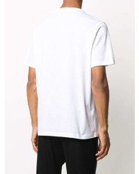 T-shirt à col rond imprimé blanc PS Paul Smith