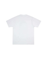 T-shirt à col rond imprimé blanc A Bathing Ape