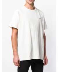 T-shirt à col rond imprimé blanc Off-White