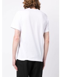 T-shirt à col rond imprimé blanc Comme Des Garcons Homme Plus