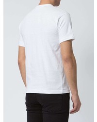 T-shirt à col rond imprimé blanc Comme Des Garcons Play