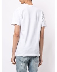 T-shirt à col rond imprimé blanc Comme Des Garcons Play