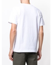 T-shirt à col rond imprimé blanc Comme Des Garcons Play