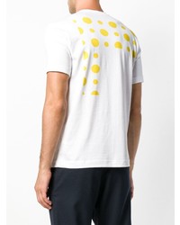 T-shirt à col rond imprimé blanc Comme Des Garcons SHIRT