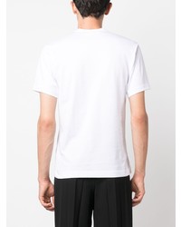 T-shirt à col rond imprimé blanc Comme Des Garcons SHIRT