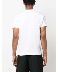 T-shirt à col rond imprimé blanc Comme Des Garcons SHIRT