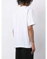 T-shirt à col rond imprimé blanc Comme Des Garcons SHIRT