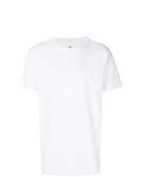 T-shirt à col rond imprimé blanc .Complain