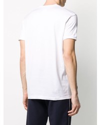 T-shirt à col rond imprimé blanc DSQUARED2