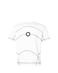 T-shirt à col rond imprimé blanc Craig Green
