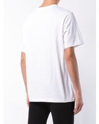 T-shirt à col rond imprimé blanc Arc'teryx