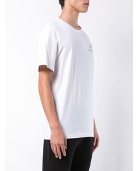 T-shirt à col rond imprimé blanc Arc'teryx