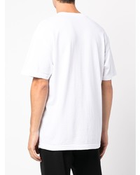 T-shirt à col rond imprimé blanc MA®KET