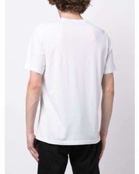 T-shirt à col rond imprimé blanc PS Paul Smith