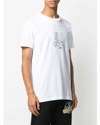 T-shirt à col rond imprimé blanc Off-White