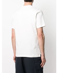 T-shirt à col rond imprimé blanc PS Paul Smith