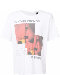 T-shirt à col rond imprimé blanc Enfants Riches Deprimes