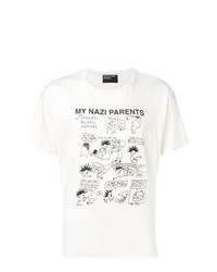 T-shirt à col rond imprimé blanc Enfants Riches Deprimes