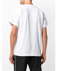 T-shirt à col rond imprimé blanc Gosha Rubchinskiy