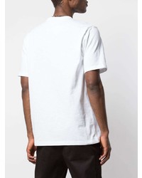 T-shirt à col rond imprimé blanc Supreme