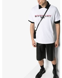 T-shirt à col rond imprimé blanc Givenchy