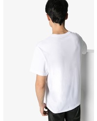 T-shirt à col rond imprimé blanc Givenchy