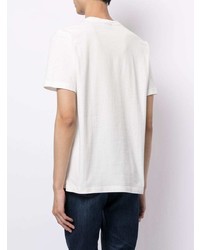 T-shirt à col rond imprimé blanc PS Paul Smith